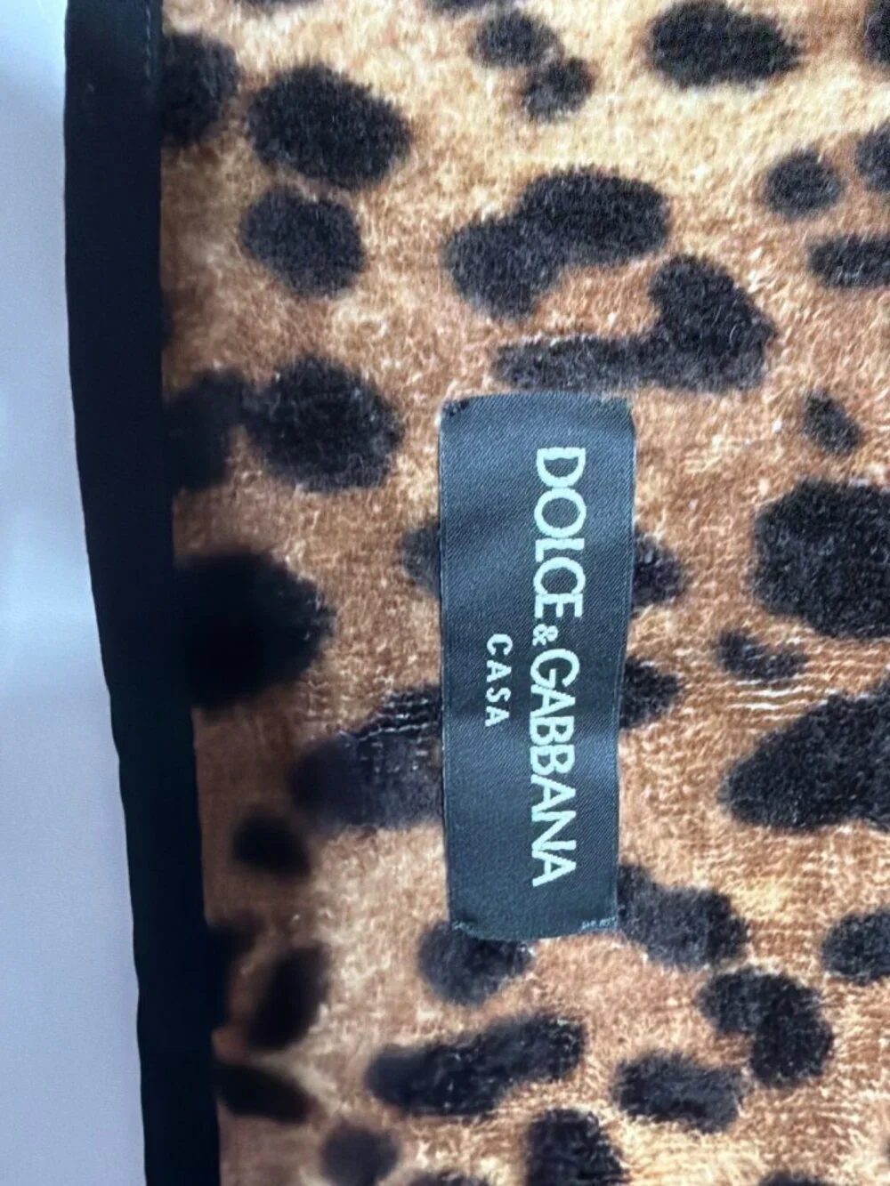 NWT Dolce & Gabbana Casa Guest Towel Leopard Size One Size
